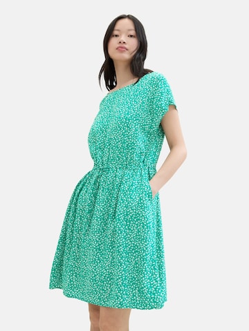 TOM TAILOR DENIM Summer Dress in Green: front