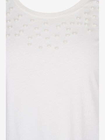 Zizzi Shirt 'Tora' in White