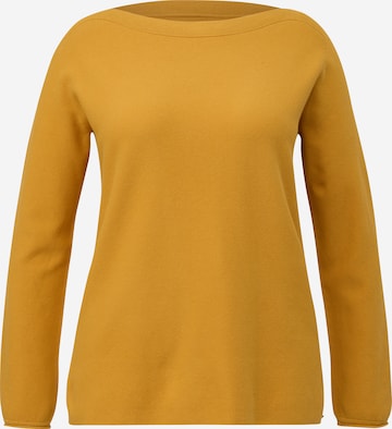 Pull-over TRIANGLE en jaune : devant