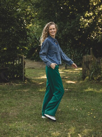 Wide Leg Pantalon Looxs Revolution en vert