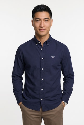 GANT Slim fit Skjorta i blå: framsida