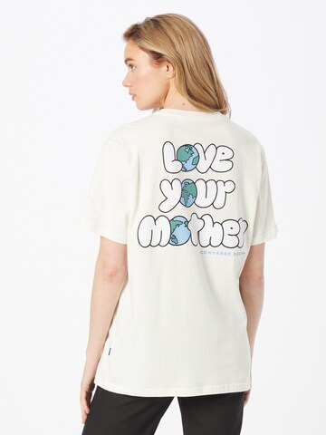 CONVERSE Shirt 'LOVE YOUR MOTHER' in White