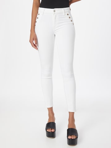 ONLY Skinny Jeans 'BLUSH' i vit: framsida