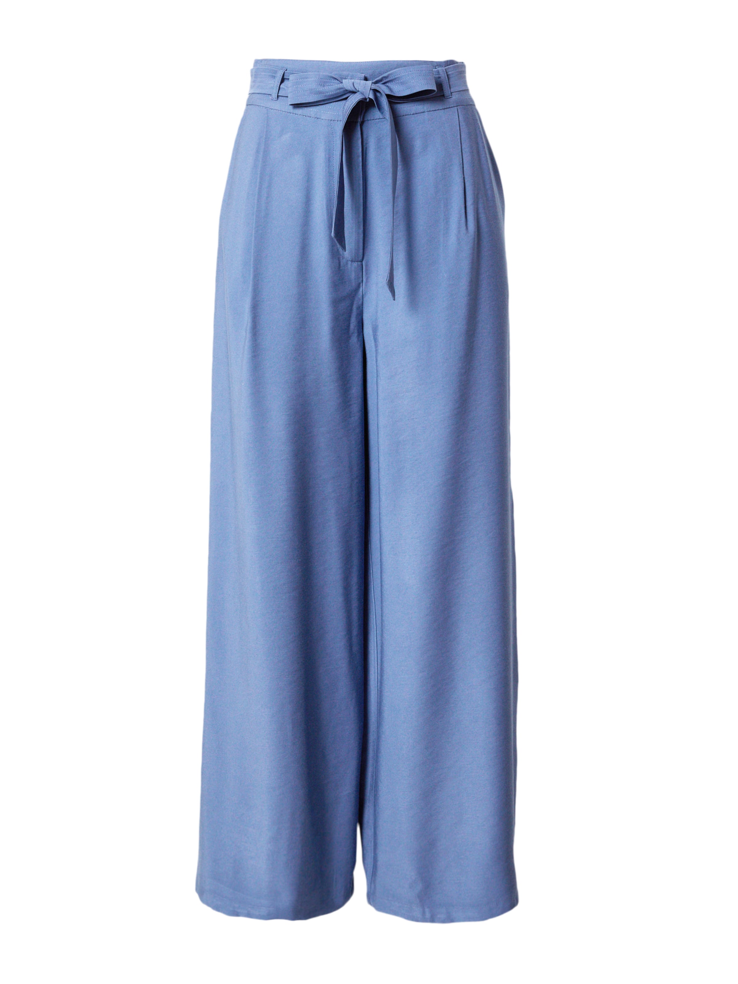 ABOUT YOU Широки крачоли Панталон с набор 'Lilyan' в синьо: отпред