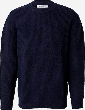 Pull-over 'UNID' minimum en bleu : devant