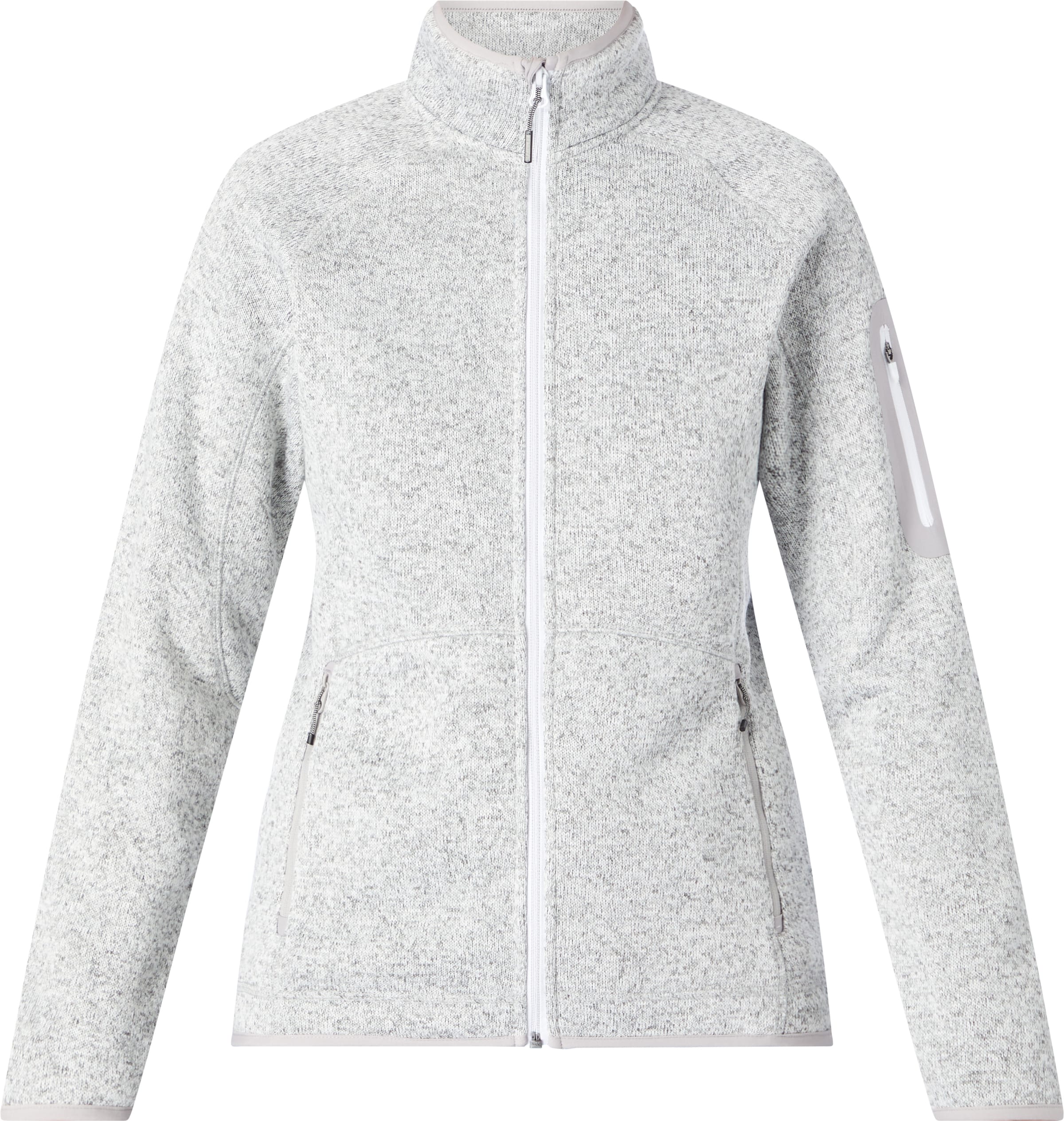 MCKINLEY Funktionsfleecejacke 'Skeena' in Weiß: Vorderseite
