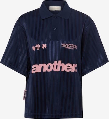 T-shirt 'Rave & Athletic Socc' Another Cotton Lab en bleu : devant