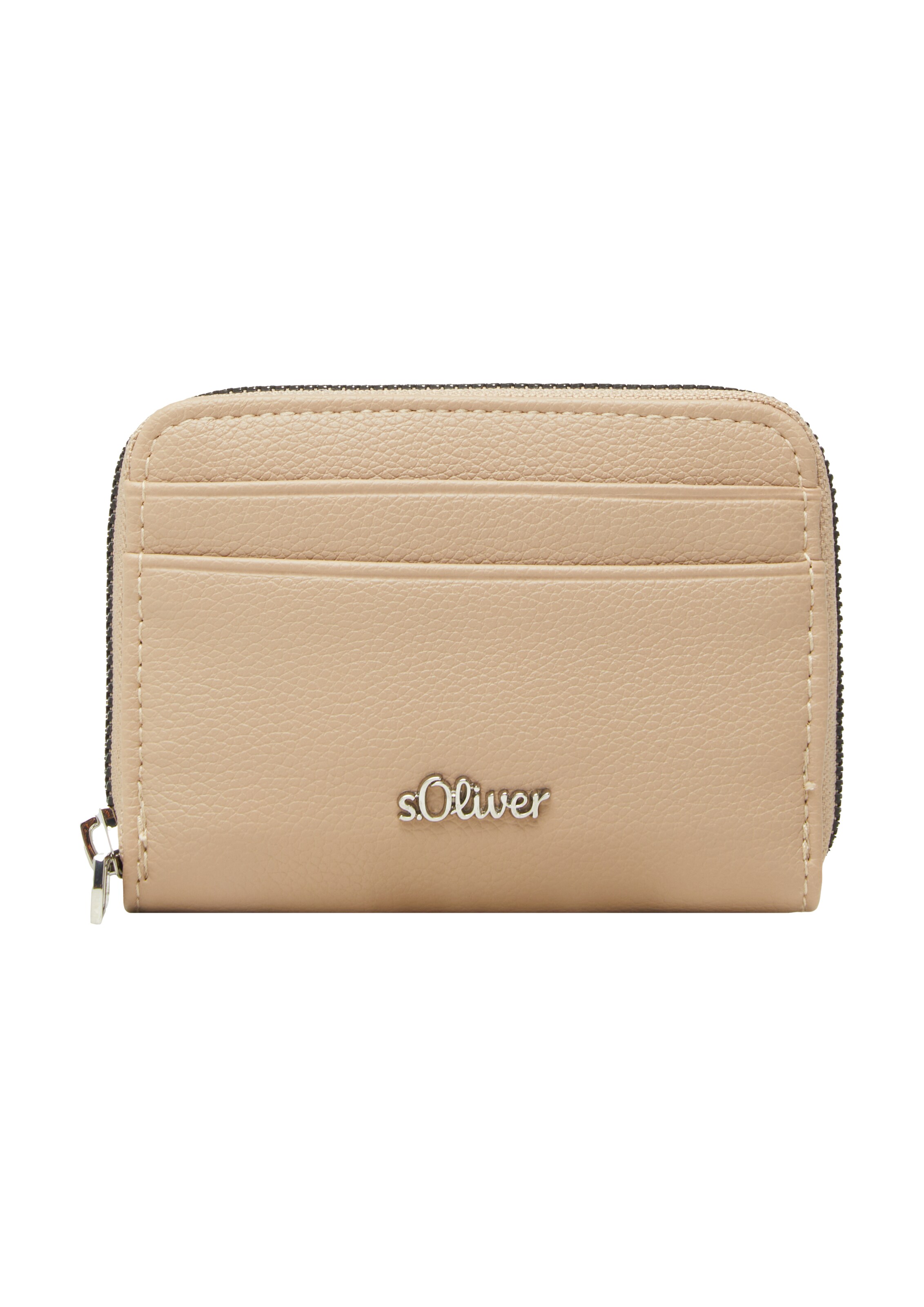 s.Oliver Wallet in Beige: front