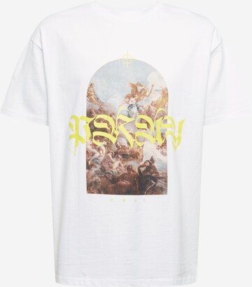 MT Upscale Shirt 'Pray' in White: front