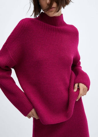 MANGO Sweater 'Joan' in Purple