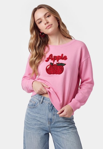 Sweat-shirt MYMO en rose : devant