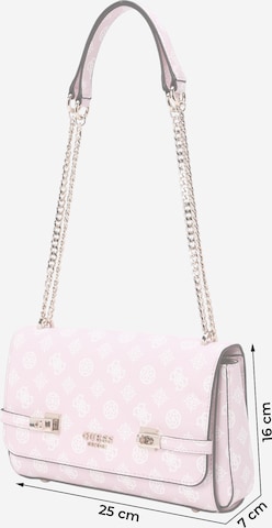 GUESS Schultertasche 'LORALEE' in Pink