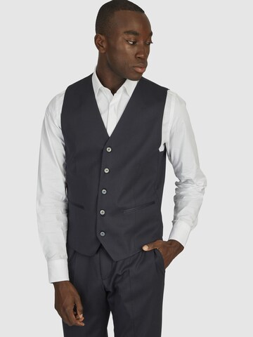 HECHTER PARIS Suit Vest in Blue: front