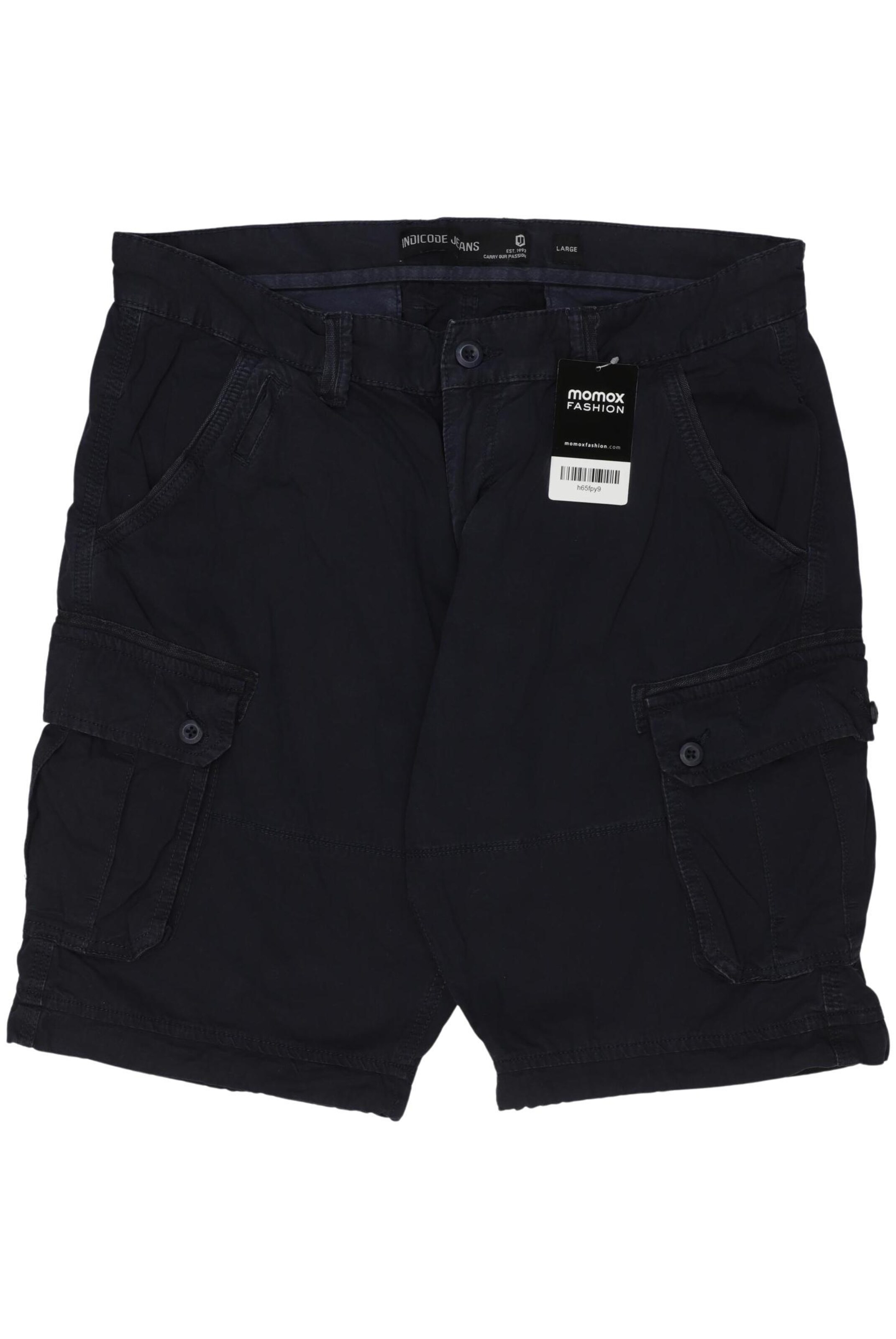 INDICODE JEANS Shorts in 34 in Blue: front