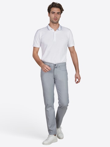 PIERRE CARDIN Tapered Chino trousers 'Lyon' in Grey