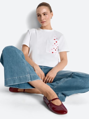 Rich & Royal T-shirt i vit