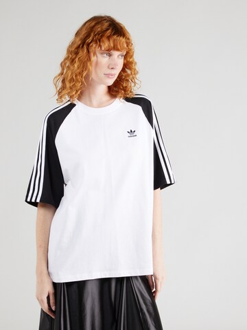 ADIDAS ORIGINALS Shirt in White: front