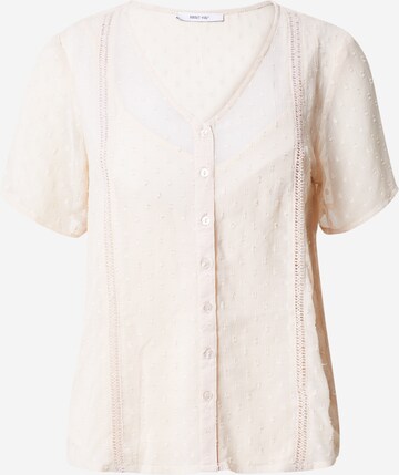 ABOUT YOU Блуза 'Larina' в бяло: отпред
