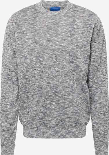 JACK & JONES Pull-over 'TAMPA' en bleu nuit / gris / blanc, Vue avec produit