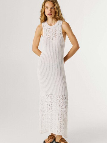 Robes en maille 'Kenia' Pepe Jeans en blanc