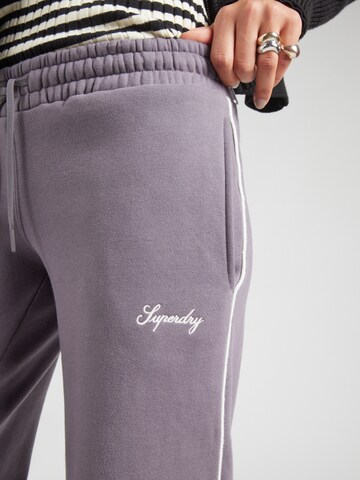 Loosefit Pantalon 'Country Club' Superdry en gris