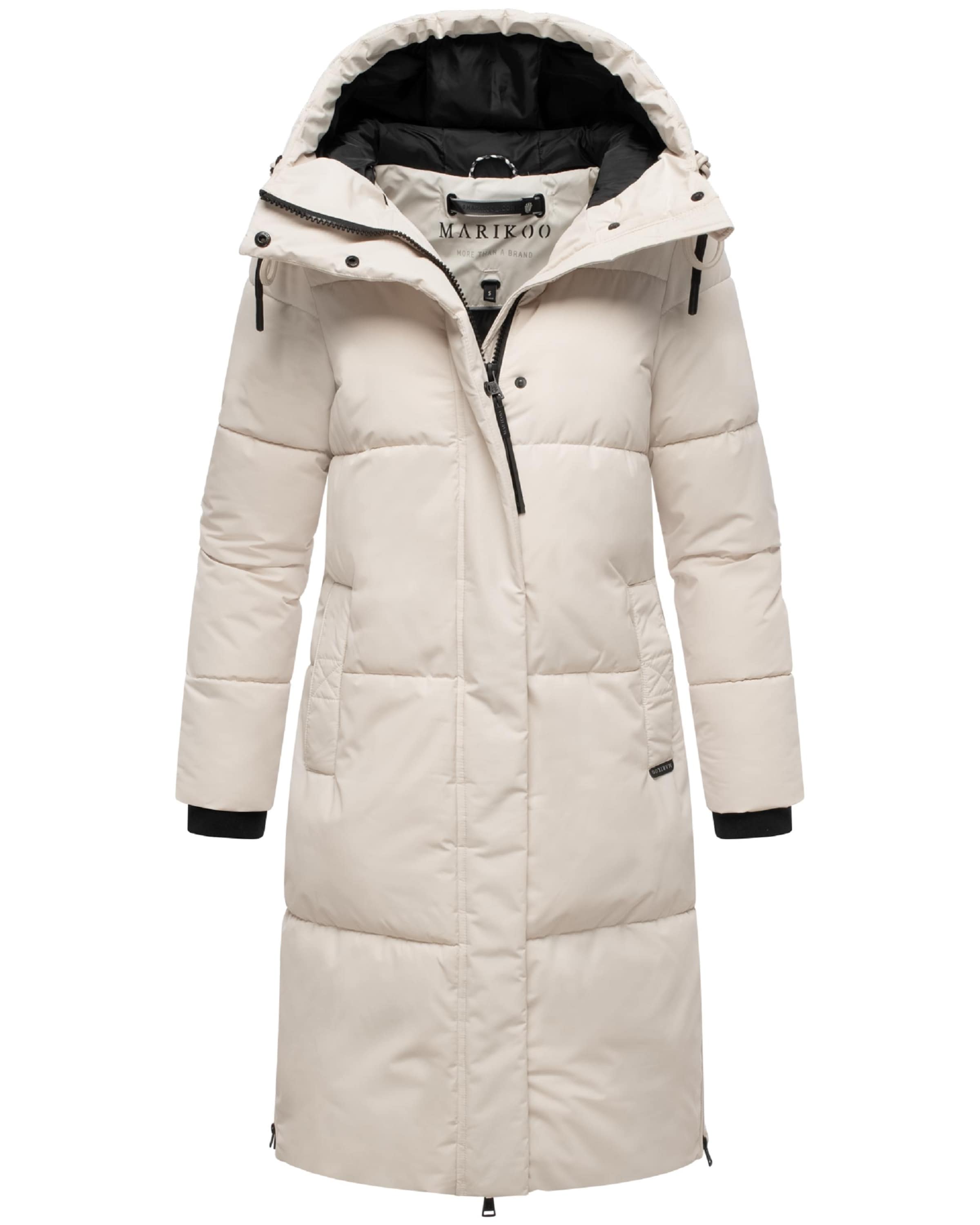 MARIKOO Зимнее пальто 'Michikoo XVI' в Белый: спереди