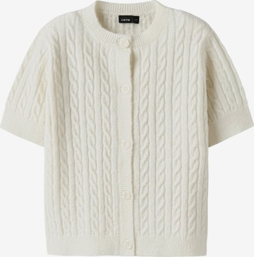 Cardigan LMTD en blanc : devant