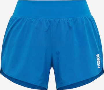 Regular Pantalon de sport 'Glide' HOKA en bleu : devant