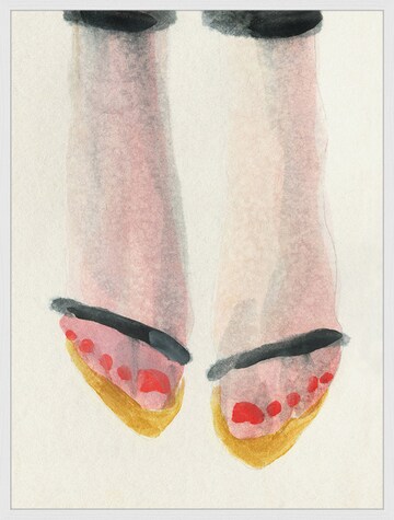 Liv Corday Bild 'Sandals' in Weiß: predná strana