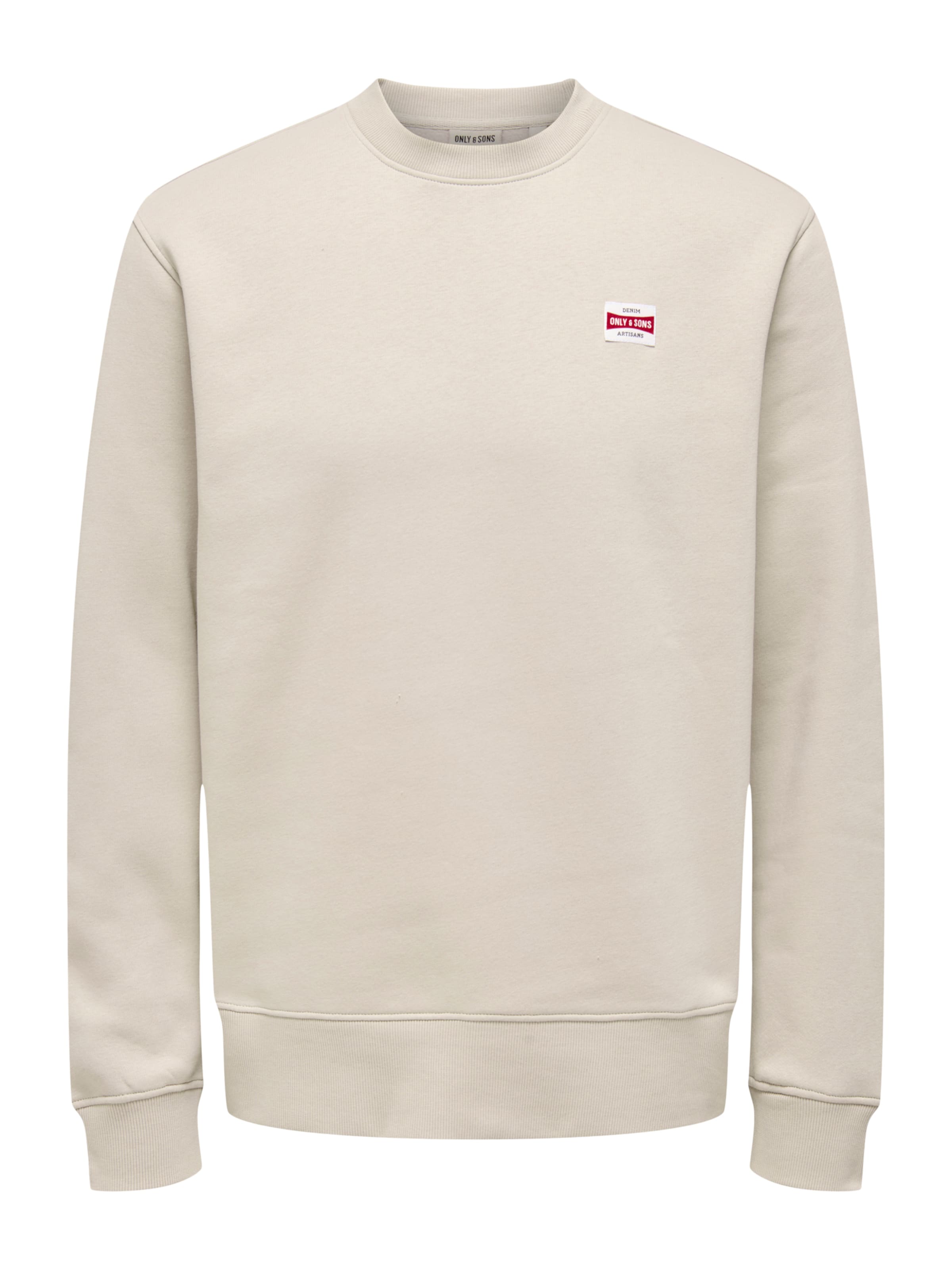 Only & Sons Sweatshirt 'ONSDAWSON' in Grijs: voorkant