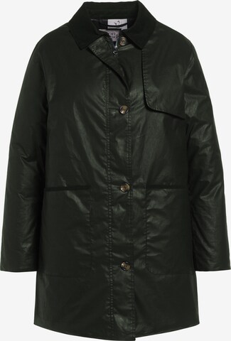 Ulla Popken Between-Season Jacket in Green: front