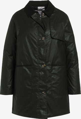 Ulla Popken Between-Season Jacket in Green: front