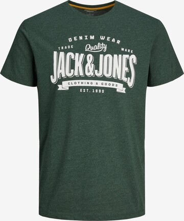 T-Shirt JACK & JONES en vert : devant