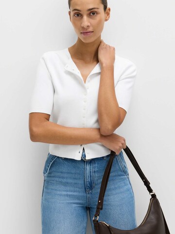 Marks & Spencer Strickjacke in Weiß: Vorderseite