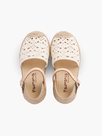 Sandales Pisamonas en beige
