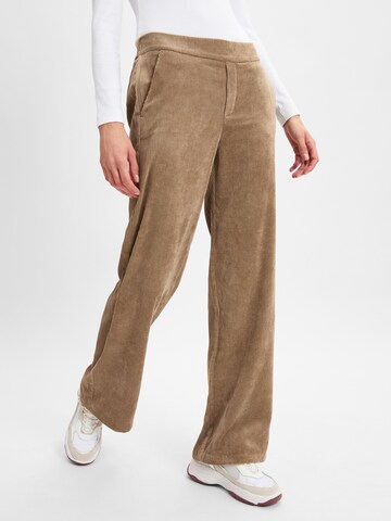 Pantalon Marie Lund en beige : devant