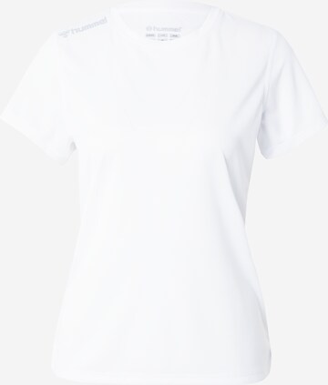 HummelTehnička sportska majica - bijela boja: prednji dio