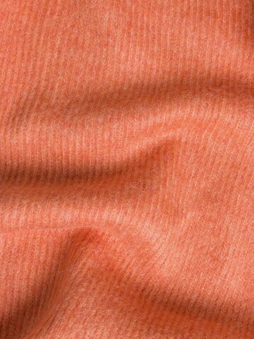 zero Schal mit Wolle in Orange