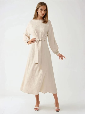 Hiccup Kleid in Beige: Vorderseite