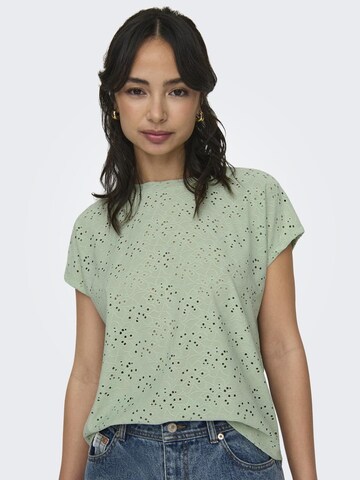 ONLY T-Shirt 'SMilla' in Grün