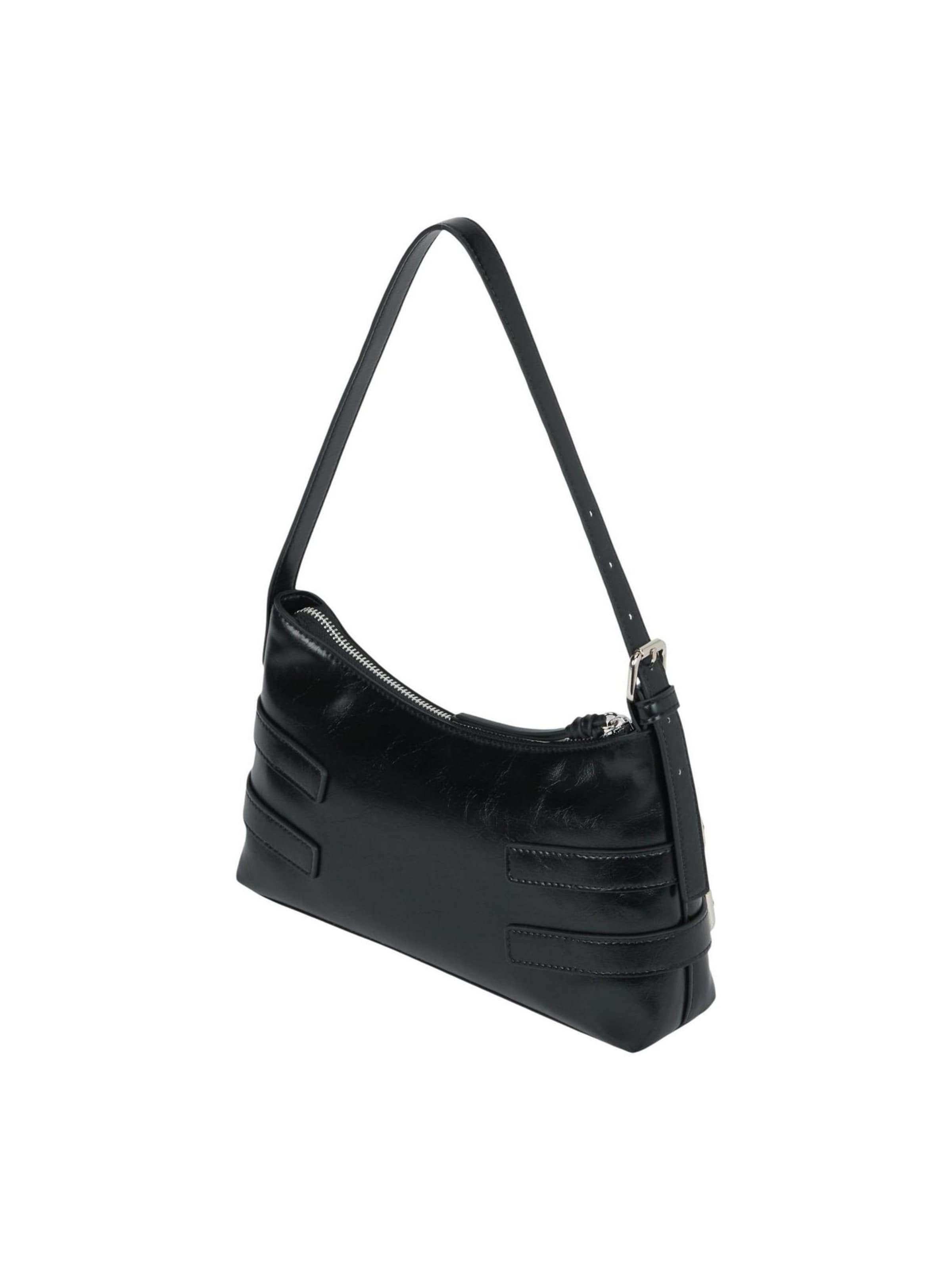 KARL LAGERFELD JEANS Schoudertas 'KLJ Buckle Shoulder Bag B1W30156' in Zwart