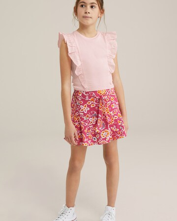 WE Fashion Majica | roza barva
