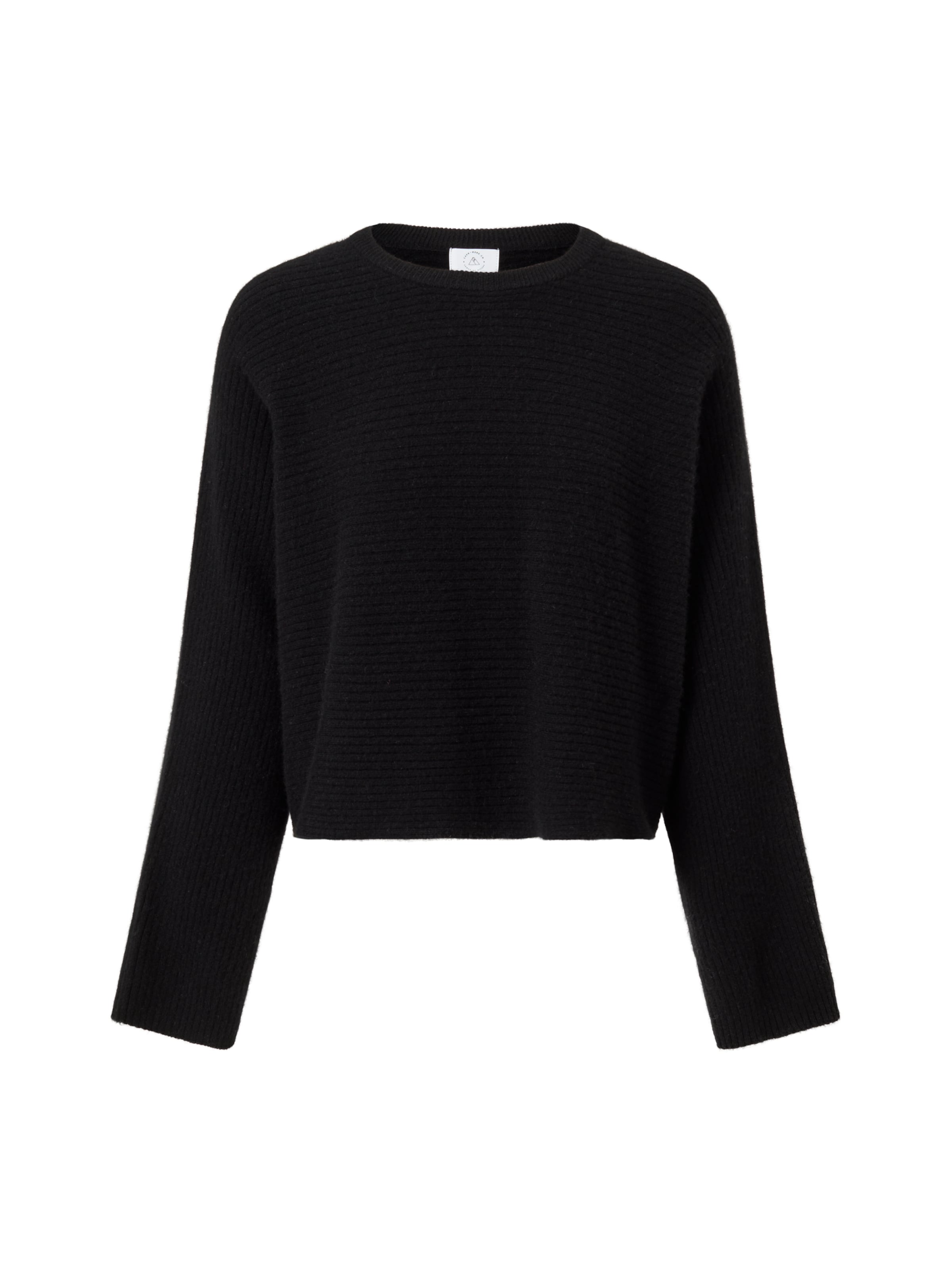 CASH-MERE.CH Sweater in Black: front