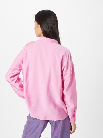 VERO MODA Bluse 'Lorraine' in Pink