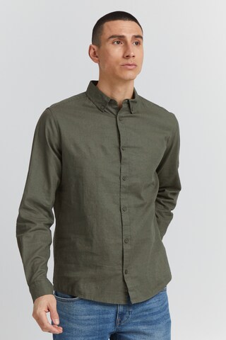 INDICODE JEANS Regular fit Overhemd 'Hanko' in Groen: voorkant