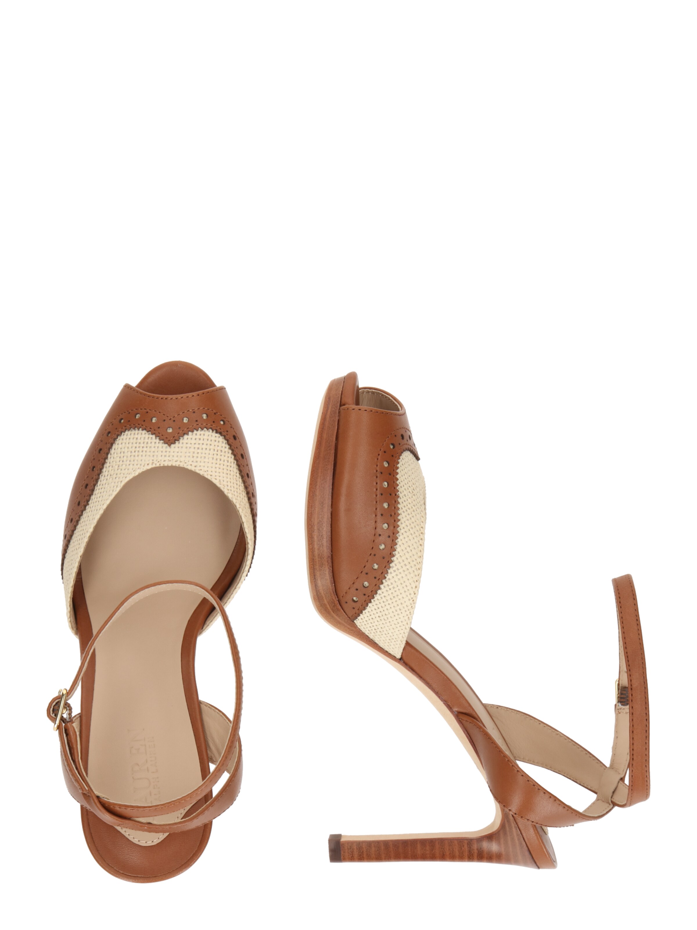 Lauren Ralph Lauren Босоножки 'KYLA' в Коричневый