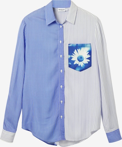 Desigual Bluse in blau / weiß, Produktansicht
