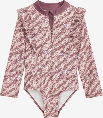 Maillot de bain PLAYSHOES en violet : devant