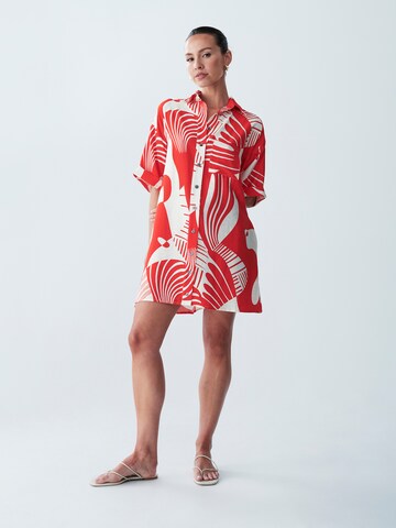 Abito camicia 'Nessa' di St MRLO in rosso