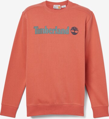 TIMBERLAND - Sweatshirt '6A90' em laranja: frente